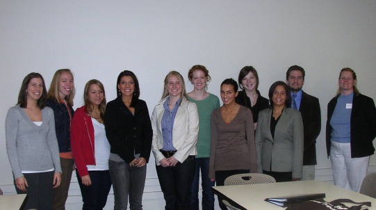 COM 308 spring 2007 students and PR clients